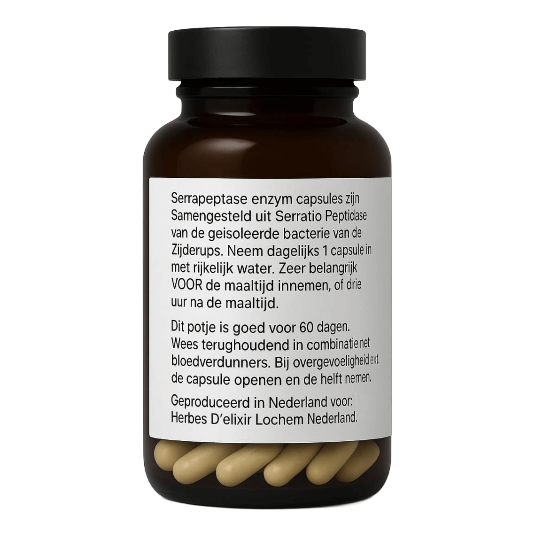 Serrapeptase 60 capsules – 120.000 spu